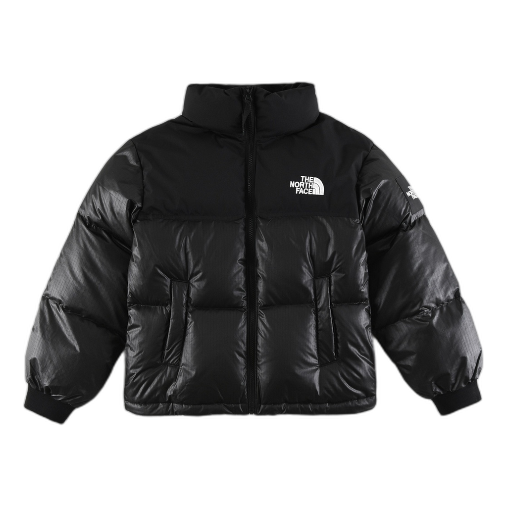 The North Face Nuptse Cropped Down Puffer Jacket | Black