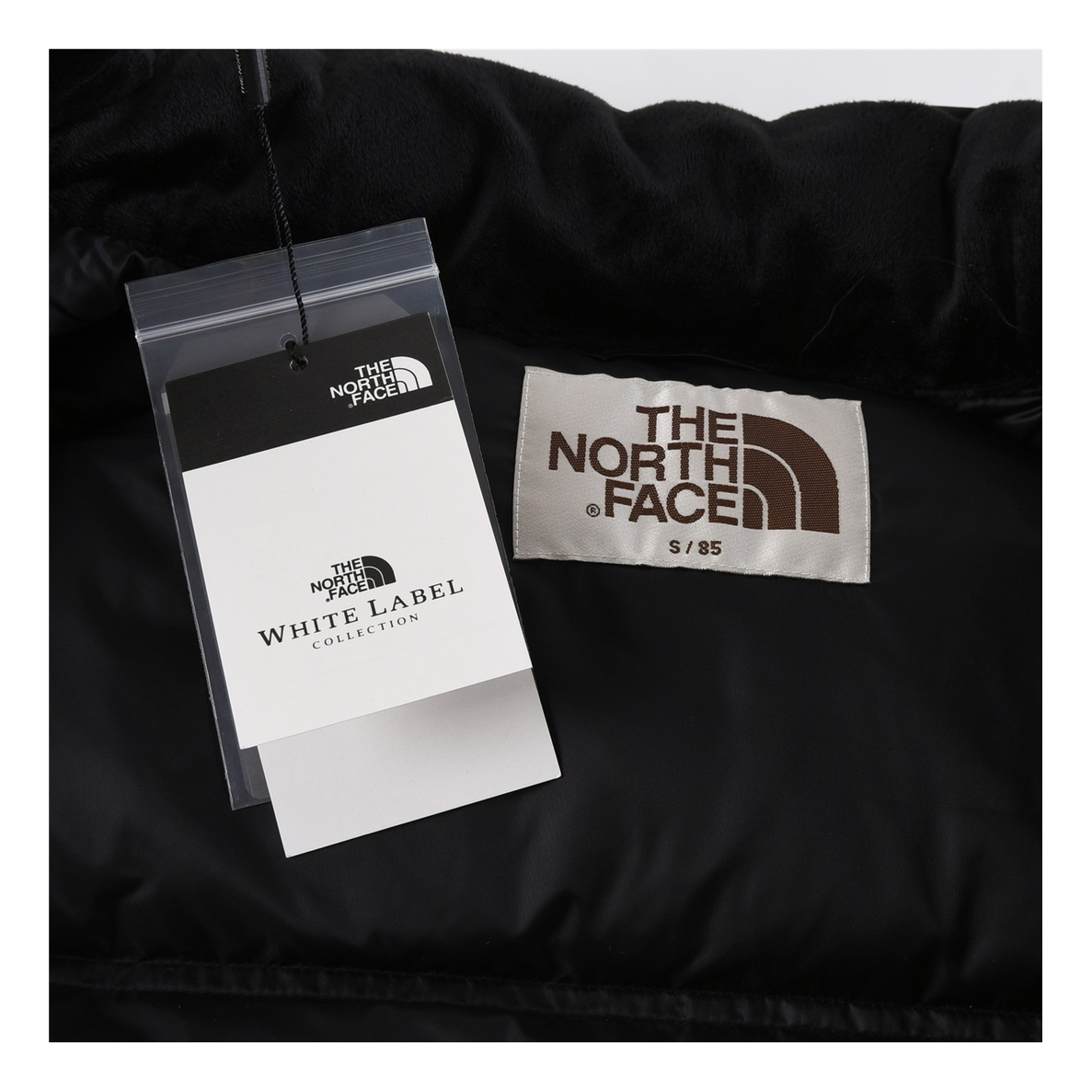 The North Face Nuptse Cropped Down Puffer Jacket | Black
