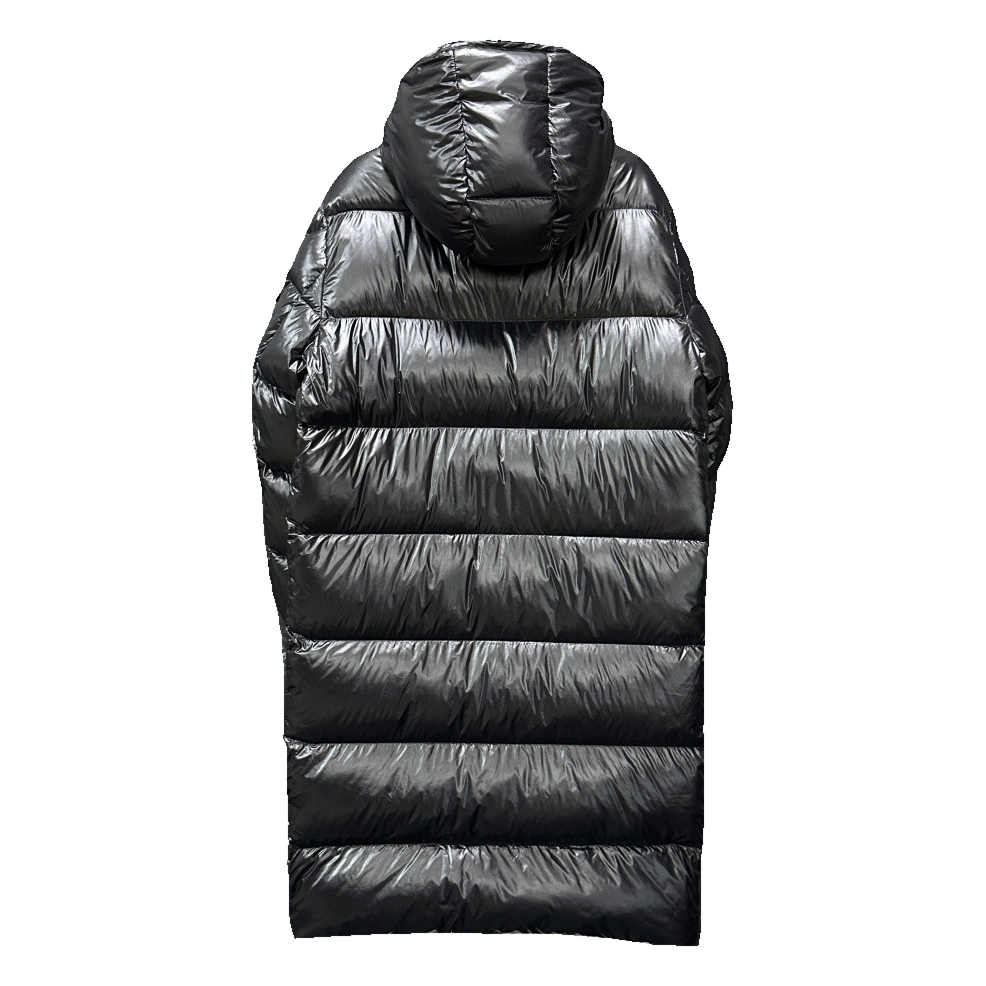 Moncler Hanoverian Glossy Hooded Long Down Coat