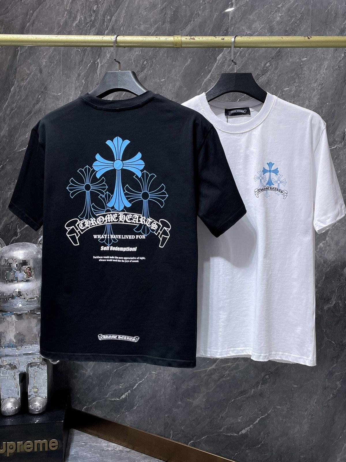 Chrome Hearts Horseshoe Cross Graphic T-Shirt
