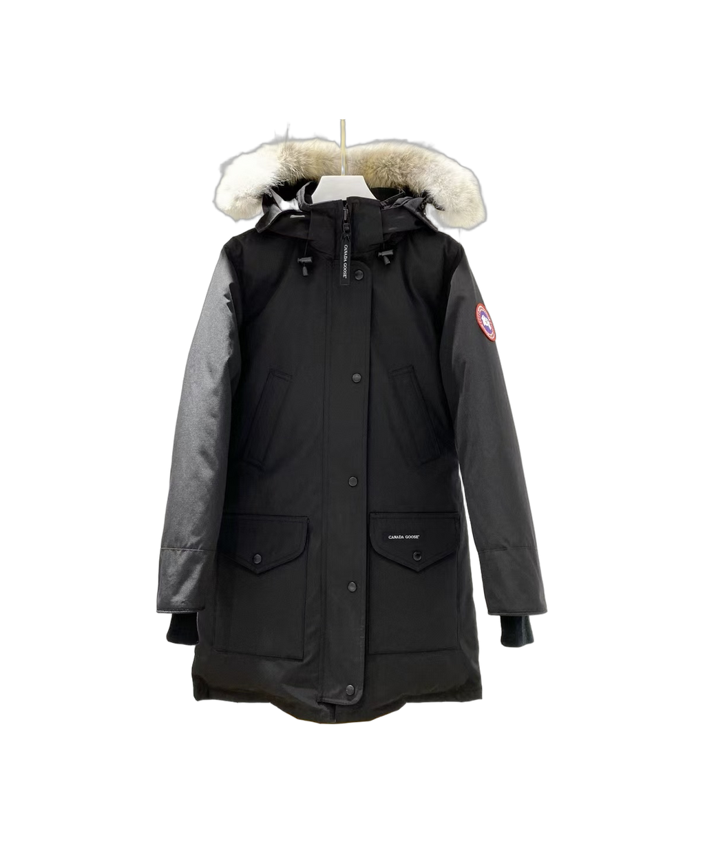 Canada Goose Women's Trillium Down Parka with Fur-Trimmed Hood