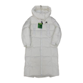 New Balance Long Hooded Puffer Coat | Off White
