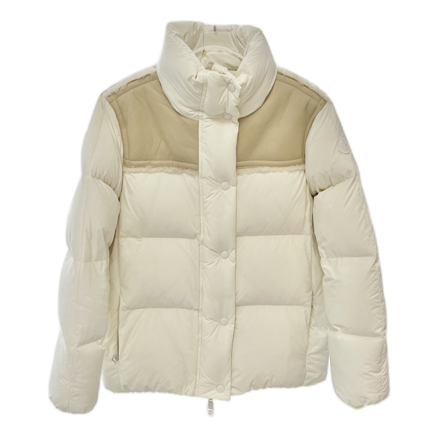 Moncler Jotty Down Puffer Jacket with Panelled Design