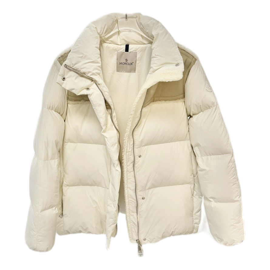 Moncler Jotty Down Puffer Jacket with Panelled Design
