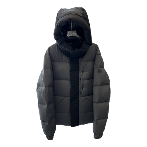 Moncler Color-Block Down Puffer Jacket with Contrast Hood
