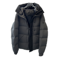 Moncler Color-Block Down Puffer Jacket with Contrast Hood