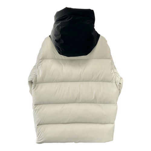 Moncler Color-Block Down Puffer Jacket with Contrast Hood