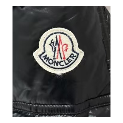 Moncler Long Quilted Down Coat with Fur-Trimmed Hood - Black