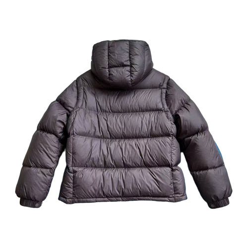 Moncler Cyclone Convertible Down Puffer Jacket - Black