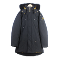 Moose Knuckles Stag Lake Down Parka with Fur Trim & Gold-Tone Hardware - Black