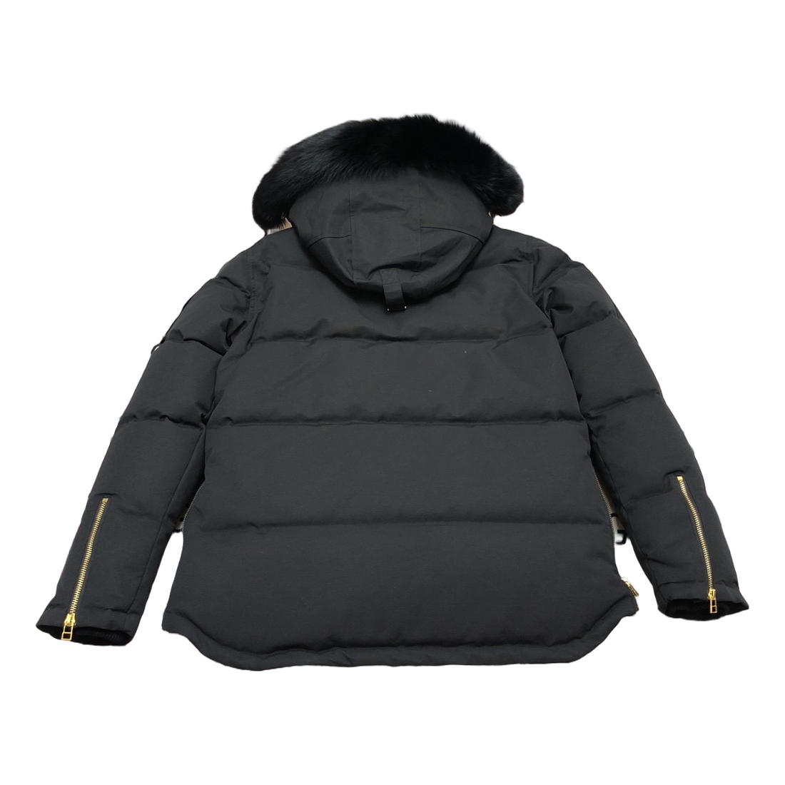 Moose Knuckles Gold 3Q Fur-Trim Down Puffer Jacket - Black