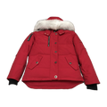 Moose Knuckles Women's Original 3Q Down Jacket with Shearling Trim - Navy