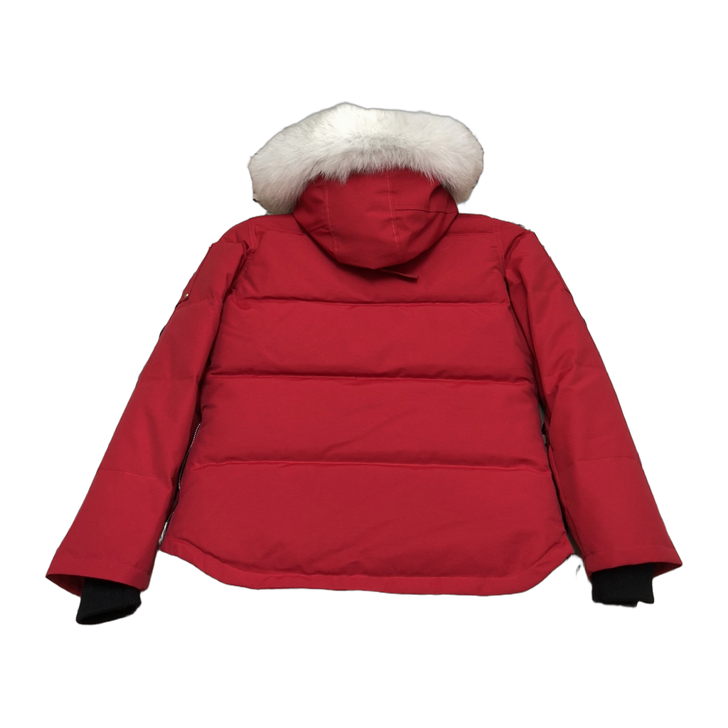 Moose Knuckles Women's Original 3Q Down Jacket with Shearling Trim - Navy