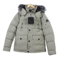 Moose Knuckles Four-Pocket Quilted Down Jacket with Fur-Trimmed Hood