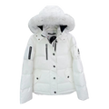 Moose Knuckles Chest-Zip Down Puffer Jacket with Fur-Trimmed Hood