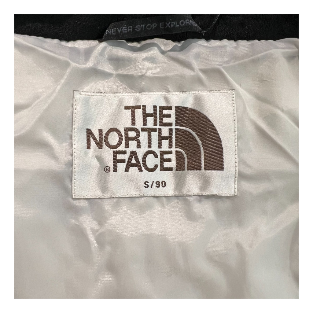 The North Face Color-Block Long Hooded Down Coat | Grey