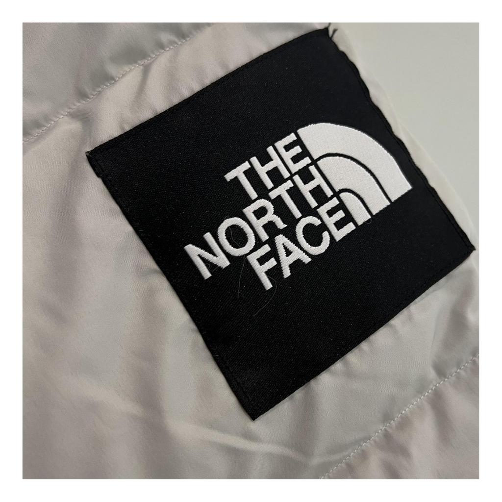 The North Face Color-Block Long Hooded Down Coat | Grey