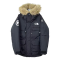 The North Face Four-Pocket Faux Fur-Trim Down Parka | Graphite