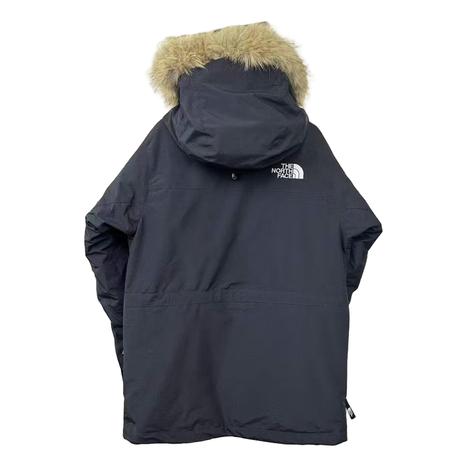 The North Face Four-Pocket Faux Fur-Trim Down Parka | Graphite