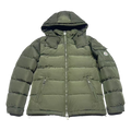 Moncler Maya Matte Hooded Down Puffer Jacket - Olive Green