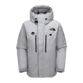 The North Face Himalayan Hooded Down Parka | Grey & White