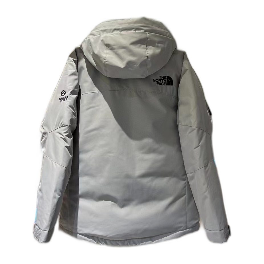 The North Face Himalayan Hooded Down Parka | Grey & White