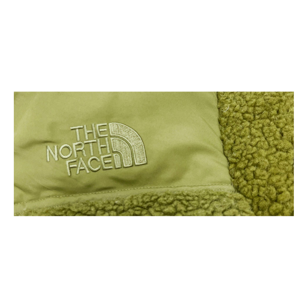 The North Face Fleece-Panel Puffer Jacket with Stand Collar | Olive