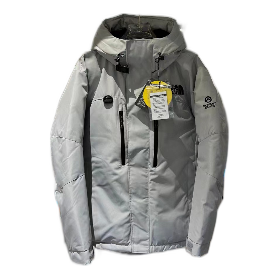 The North Face Himalayan Hooded Down Parka | Grey & White